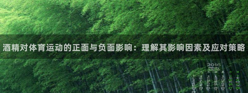 蓝鲸体育客服中心：酒精对体育运动的正面与负面影响：理解其影响因素及应对策略