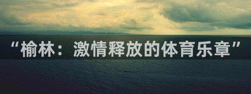 蓝鲸体育济南：“榆林：激情释放的体育乐章”