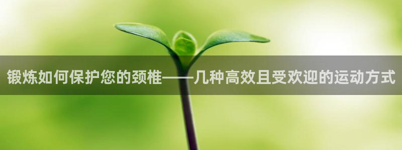 蓝鲸体育CBA直播：锻炼如何保护您的颈椎——几种高效且受欢迎的运动方式